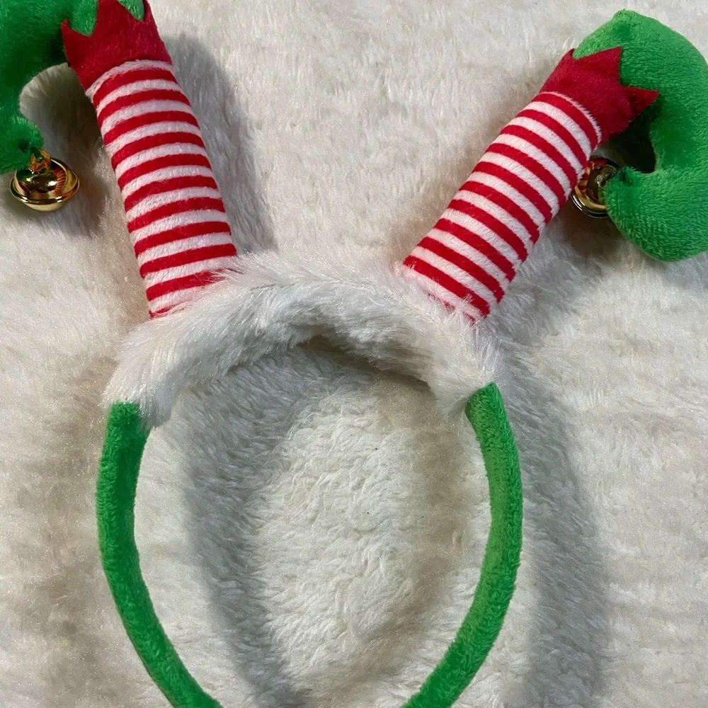 Elf Headband With Bells For Dog